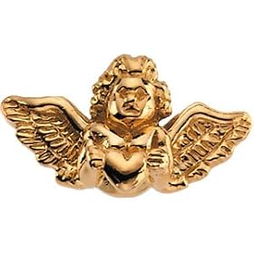 14k Yellow Gold Angel Lapel Pin 8.5x16mm by JewelryWeb