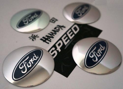 FORD 55.5mm WHEEL CENTER CAP EMBLEMS STICKERS DECALS