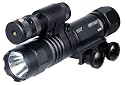 UTG 2-in-1 Tactical LED Flashlight with Red Laser