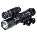 UTG 2-in-1 Tactical LED Flashlight with Red Laser