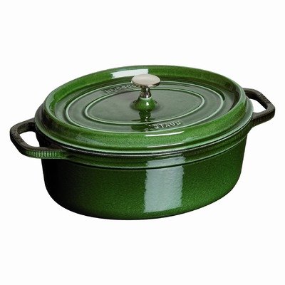 Oval 7 qt. Cocotte in Basil