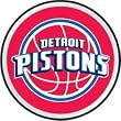 Detroit Pistons Color Auto Emblem - Basketball Sports Merchandise