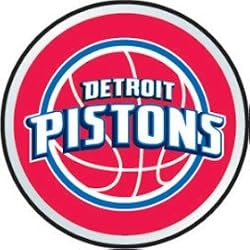 Detroit Pistons Color Auto Emblem - Basketball Sports Merchandise