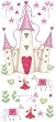 RoomMates YH1328M Princess Castle Peel & Stick Giant Wall Decal