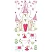 RoomMates YH1328M Princess Castle Peel & Stick Giant Wall Decal