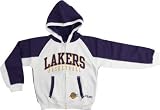 Los Angeles Lakers Girls 7-16 Adidas Full Zip Fleece Hooded Sweatshirt