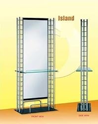 Pibbs PB142 EZ System Island Styling Station-Glass Shelves