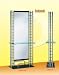 Pibbs PB142 EZ System Island Styling Station-Glass Shelves