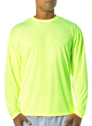 A4 Cooling Moisture Wicking Performance Interlock Shirt - Odor Resistant, Stain Release, 100% Polyester