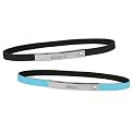 Set of 2 Message Bracelets - Black Wicked/ Light Blue Angel