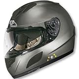 Vega V-Tune Bluetooth Solid Helmet - Large/Titanium Solid