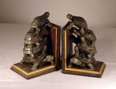 Judith Edwards Designs TURTLE BOOKENDS 3477