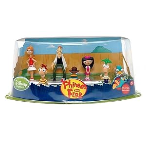 Disney, Phineas, Ferb, Candice, Perry, Isabella, Dr.Doofenshmirtz - Figurenset