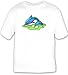 T-shirt with dolphin, sea, aquatic, ocean, animal, wave