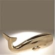 Hearth Magic Polished Brass Whale Steamer for Fireplace