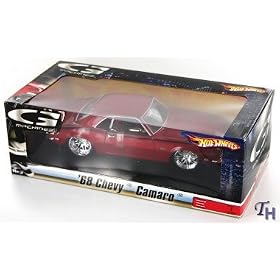 Hot Wheels G-Machines 1:18 1968 Chevy Camaro (Red)