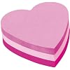 Post-it � Note Pink Heart Shape Cube 225 Sheets