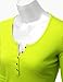 Doublju Womens Plus-size Longsleeve Casual Rib Cotton Knit Henley Dress