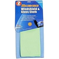 Viking 833200 Microfiber Windshield and Glass Cloth - Pack of 2
