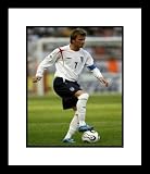 David Beckham England National Team Framed 8x10 Photograph With Ball
