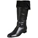 Te Casan by Zoe Lee Women's Petal Boot,Black,39 EU (US Women's 9 M)