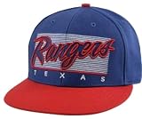 MLB Men's Texas Rangers Kelvin Snapback Cap (Royal, OSFA)