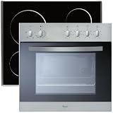 Whirlpool Heko 3300 IX Herdset  / bestehend aus AKP 334/IX/05 Einbauherd Edelstahl + AKT 100/IX Glaskeramik-Kochfläche