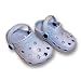 Infant Toddler Boy's Blue Clogs with Star Shaped Perforations