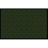 Luxury Gatekeeper Premium Indoor 3' x 5' FT Rubber Reinforced Carpet Entrance Mat (Hunter Green)