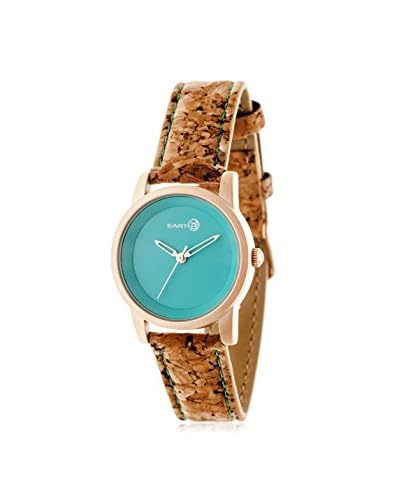 Earth Women’s ETHEW2903 Canopies Teal Leather Watch