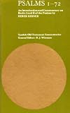 Psalms 1-72 - an introduction and commentary on Books I and II of the Psalms