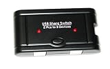 SABRENT USB-SSKH USB Share Switch for 2 PCs to 3 USB Devices with USB HUB Function