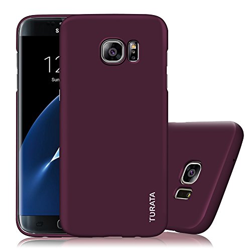 TURATA Slim fit Non Slip Surface Four Layer Case for Samsung Galaxy S7 Edge - Purple