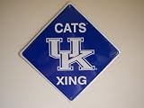 U.K. Wildcats Xing Diamond-Shaped Metal Sign