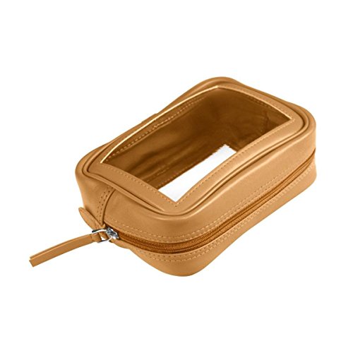Lucrin - See-through washbag - Natural - Smooth Leather