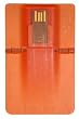 Slim Data 4GB USB Card - Orange