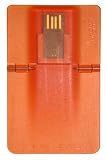Slim Data 4GB USB Card - Orange
