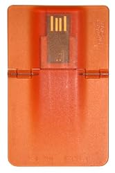 Slim Data 4GB USB Card - Orange