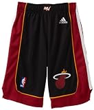 NBA Youth Miami Heat Swingman Road Short - R28Ewehe (Black, Large)