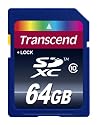 Transcend 64 GB SDXC Flash Memory Card TS64GSDXC10E [Amazon Frustration-Free Packaging]