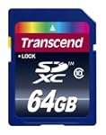Transcend SDXC10 Scheda SD 64 GB, Blu