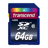 Transcend 64 GB SDXC Flash Memory Card TS64GSDXC10E [Amazon Frustration-Free Packaging]