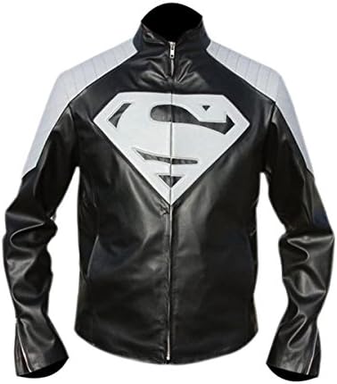 Superman Smallville Black and Grey Jacket (X-Large)