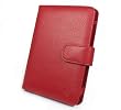 Red PU Leather Folio Book Style Case for Latest Generation Amazon Kindle 4 Wi-Fi 6" E Ink Display