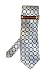 Phat Farm Silver and Charcoal Lines and Circles Tie