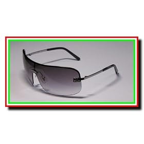 Click here to buy HUGO BOSS 0017 BRAND NAME METAL RUTHENIUM TEMPLE GRAY LENSES OVERSIZED SHIELD SUNGLASSES by Hugo Boss.