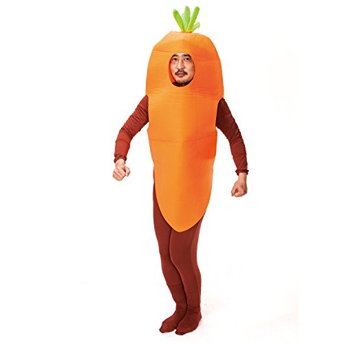 着ぐるみコスチューム 新鮮野菜一人でも人参 身長155㎝~180㎝ 胴囲120㎝まで 男女共用
