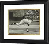 Nolan Ryan Autographed/Hand Signed New York Mets Rookie B&W 16x20 Photo Custom Framed LTD
