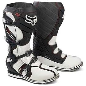 Fox Racing F3 Boots - White/Black