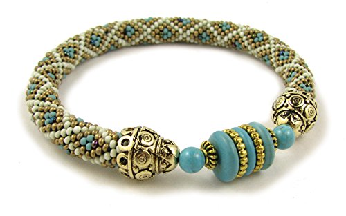 Beads East Snake Eyes Bead Crochet Bracelet Kit